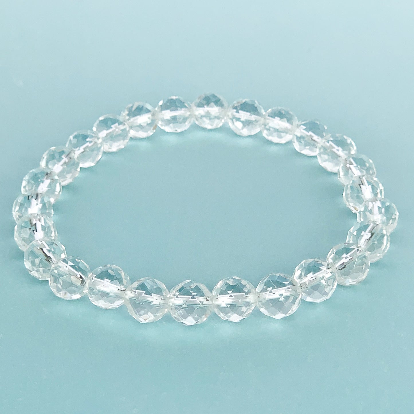 Faceted Quartz bracelet