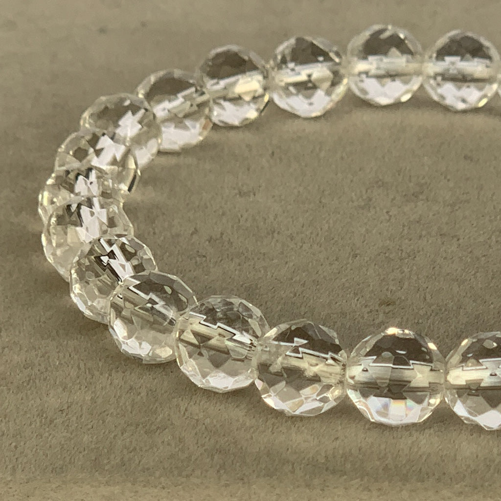 Faceted Quartz bracelet
