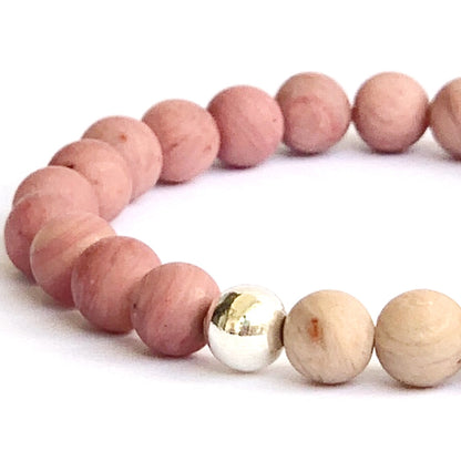 Rhodonite Ombre bracelet