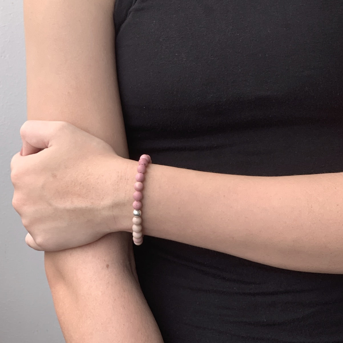 Rhodonite Ombre bracelet