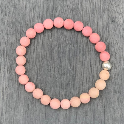 Rhodonite Ombre bracelet
